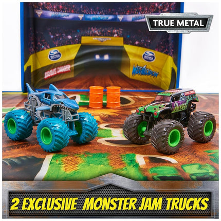 Monster Jam 1:64 Garage Vehicle Playmat