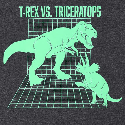 The Children's Place Boys' Short Sleeve Graphic T-Shirts, Multipack, Dino Fight/T. Rex/Dino 3-pack, Medium
