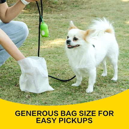 Sacs à crottes de chien Doodie Flush - Recharge – 80 sacs à déjections canines biodégradables en rouleaux - Recharge soluble dans l'eau – 100% écologique, jetable dans les toilettes, ultra épais, sacs à déjections compostables
