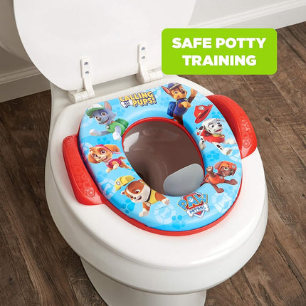 Nickelodeon PAW Patrol Calling All Pups Soft Potty Seat and Potty Training Seat - Soft Cushion, Baby Potty Training, Safe, Easy to Clean