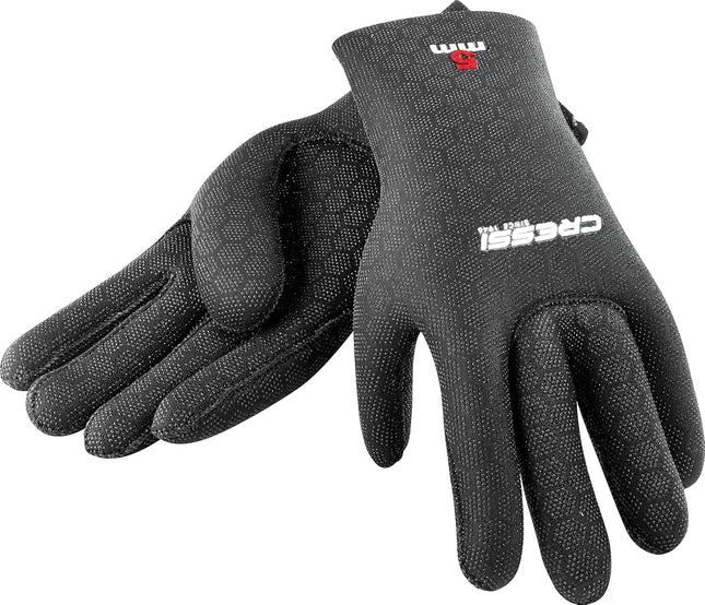 Cressi High Stretch Neoprene Diving Gloves - Black