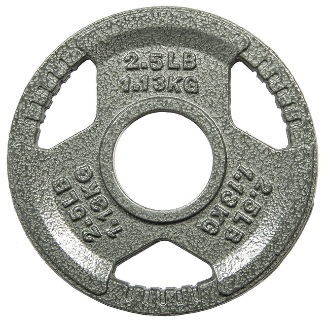 Sporzon! Cast Iron Olympic 2-Inch Grip Plate Weigh