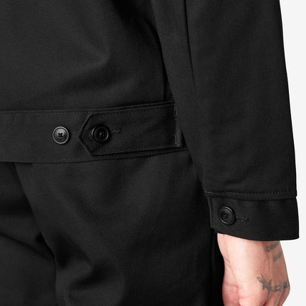 Dickies Men's Unlined Eisenhower Jacket, Black, Large