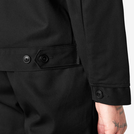 Dickies Men's Unlined Eisenhower Jacket, Black, 3X-Large Big Tall