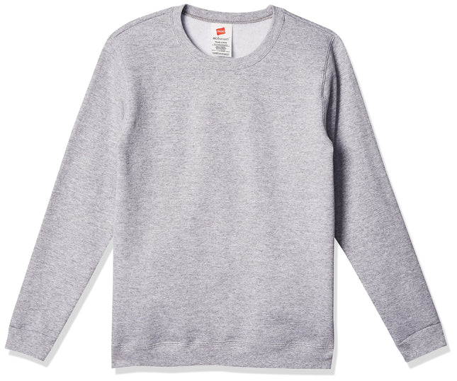 Hanes Boys Eco Smart Crew, Light Steel, Medium