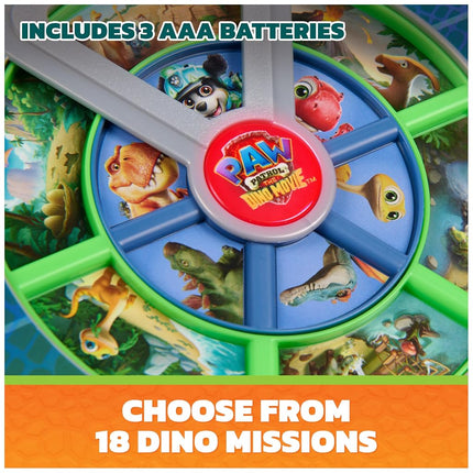 PAW Patrol: The Dino Movie, Rescue Mission Pup Pad with 18 Missions, Lights, Sounds and Sized for Little Hands, Nursery Toys for Boys and Girls Ages 3+