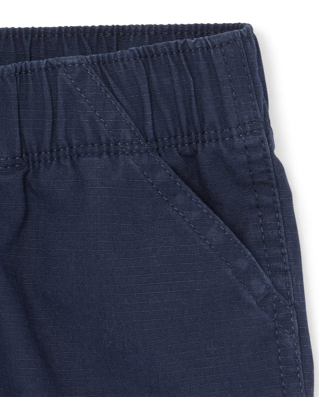 The Children's Place Baby Boys' and Toddler Pull on Cargo Shorts, Tidal Single, 18-24 Months