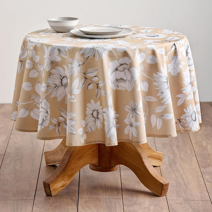 Maison d' Hermine Table Cloth Round Table Reusable 100% Cotton 63" Diameter