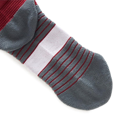 Under Armour Magnetico Over The Calf Socks 1 Pack, (625) Cardinal/Pitch Gray/White, X-Large