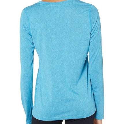 Hanes Femme O9309 T-shirt Athlétique, Bleu Sous-Marin Chiné, X-Large