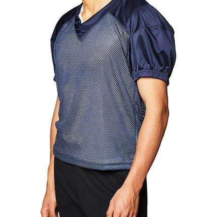 Champro Men's Time Out Adult Football Practice Jersey for Training, Scrimmage Games Polyester, Navy, X-Large