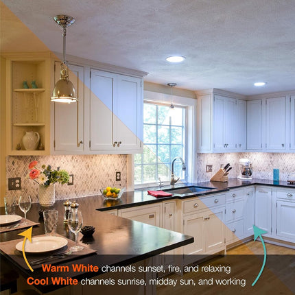 Sylvania BR40 LED Flood Light Bulb, 85W=13W, Dimmable, 900 Lumens, 3000K, Warm White - 2 Pack (40338)