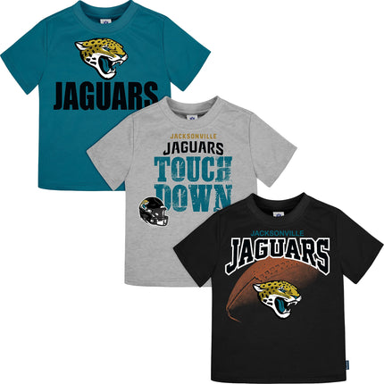NFL Gerber Unisex Baby 3 Pack Short Sleeve Team Fan Tee Shirt