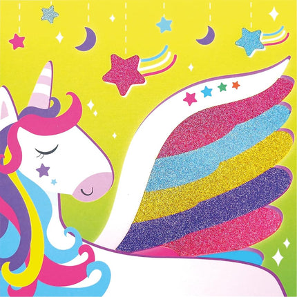 C.S.Kids My Magic World DIY 3-in-1 Sparkle Art Set for Kids (12 Sparkly Creative Arts and Crafts Projects : Glitter/Sequin/Foil Art) Handcraft/Handmade/Creative Art, Multi Colour, BS12