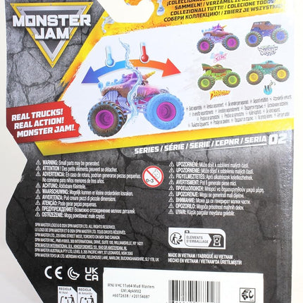 Monster Jam Mud Blasters Color Change Series 2 1:64 Scale Diecast Monster Truck Sparkle Smash