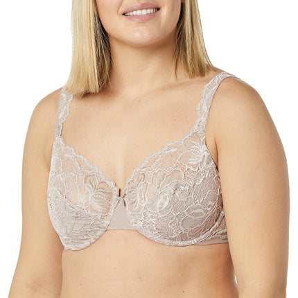 Bali Women's 6543 Lace Desire Lightly Lined Underwire Bra, Evening Blush, 34B