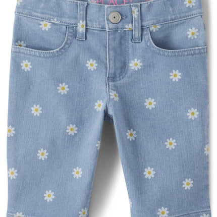 The Children's Place Girls' Denim Skimmer Shorts, 