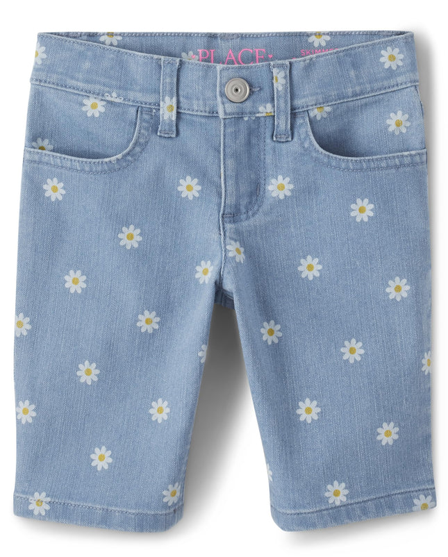 The Children's Place Girls' Denim Skimmer Shorts, 