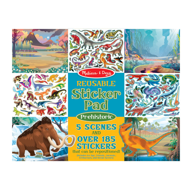 Melissa & Doug Prehistoric Reusable Sticker Pad