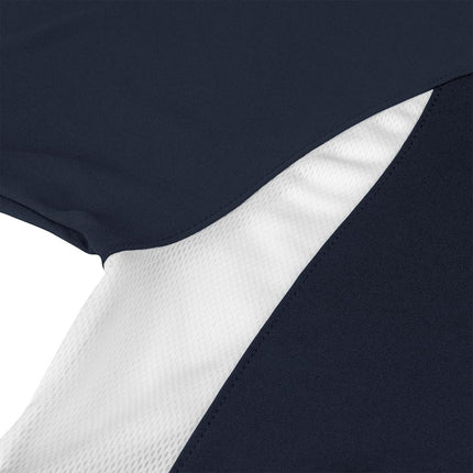 CHAMPRO Camiseta de béisbol ligera juvenil Top Spin de niño, azul marino, blanco