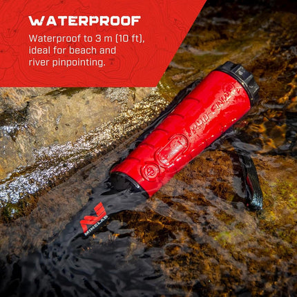 Minelab - Waterproof Pinpointer Metal Detector for Experts with Tone ID & Adjustable Sensitivity (Built-in Flashlight, Holster & Lanyard Included) (PRO-FIND 40)