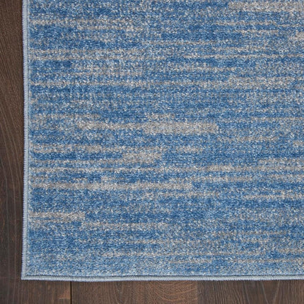 Nourison Essentials 4' x 6' Blue/Grey Outdoor Indoor/Outdoor Rug