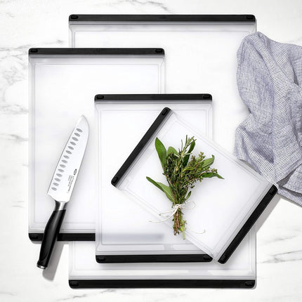 OXO Double Sided Everyday Cutting Board, Translucent, 33 x 23 x 1cm