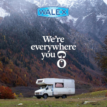 Walex Bio-Fresh Liquid Portable Toilet, Marine, Camper & RV Black Water Holding Tank Deodorizer for Rapid Breakdown of Waste & Toilet Paper to Prevent Clogs, Septic Tank Safe, Ocean Mist, 1gal