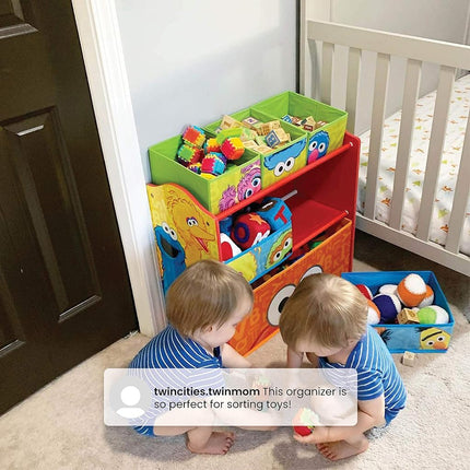 Delta Children Multi-Bin Toy Organizer, Sesame Street