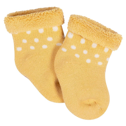 Gerber Baby 12-pair Sock Bundle, Golden Floral, 3-6 Months