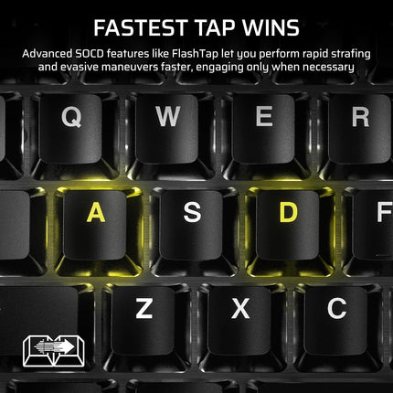 Corsair K70 PRO TKL RGB Magnetic-Mechanical Wired Gaming Keyboard – Pre-Lubricated MGX Hyperdrive Switches – Hall-Effect-Rapid Trigger – 8000Hz Hyper-Polling – QWERTY NA – Black