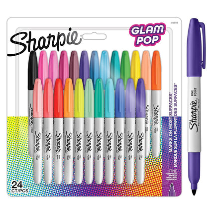 Sharpie Glam Pop Permanent Markers | Fine Point fo