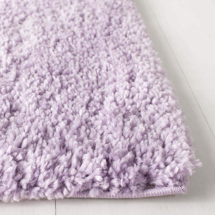 SAFAVIEH Shag Rug for Living Room, Dining Room, Bedroom - August Shag Collection, Short Pile, in Lilac, 76 X 183 cm