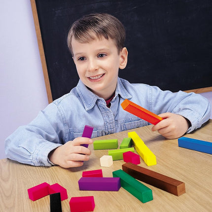 Learning Resources Fraction Tower Equivalency Cubes, Ages 6+, Maths Learning Toys for Kids, Visual Fractions Set with Decimals & Percentages, 51 Pieces