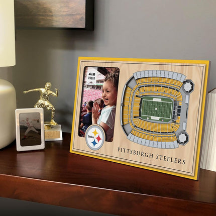YouTheFan NFL Pittsburgh Steelers 3D StadiumViews Picture Frame