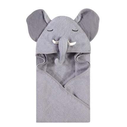 Hudson Baby Unisex Baby Cotton Animal Face Hooded 