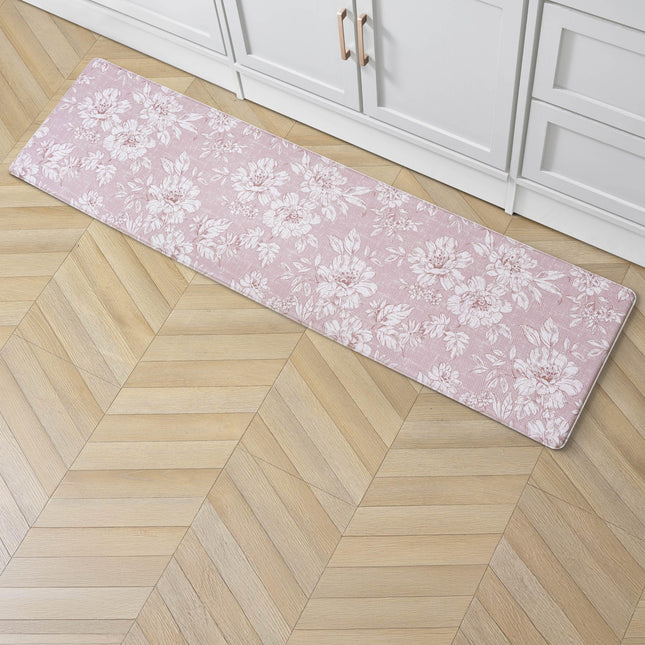 Laura Ashley - Anti-Fatigue Kitchen Mat, Iris Flor