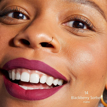 SEPHORA COLLECTION Cream Lip Stain Liquid Lipstick 14 Blackberry Sorbet
