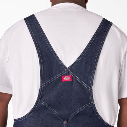 Peto y monos de trabajo Dickies Big-Tall para hombre, Índigo Rígido, 52W x 30L US