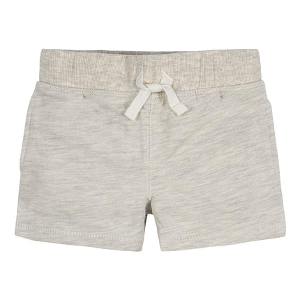 Gerber Baby Boys' Toddler 3-Pack Pull-on Knit Shorts, Blue & Gray, 3T