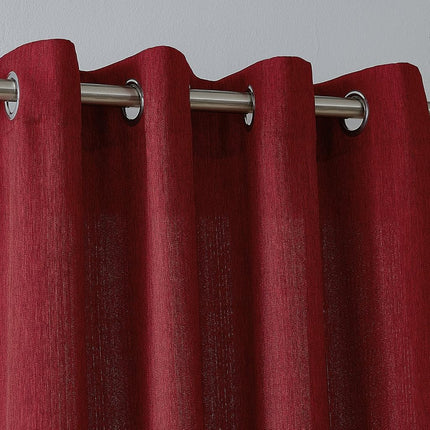 Cortinas con ojales 100% opacas Deconovo – Aislantes térmicas, reductoras de ruido, sostenibles y de fácil cuidado para dormitorio, sala de estar y oficina – Certificado Oeko-TEX, blanco de 38 pulgadas de ancho x 63 pulgadas de largo (juego de 2)