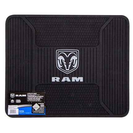Plasticolor 001262R25 Dodge Ram Elite Utility Mat - Gray Logo