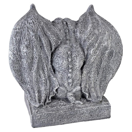 Design Toscano AL52694 Gomorrah the Gargoyle Gothic Decor Statue, 28 cm, Polyresin, Greystone