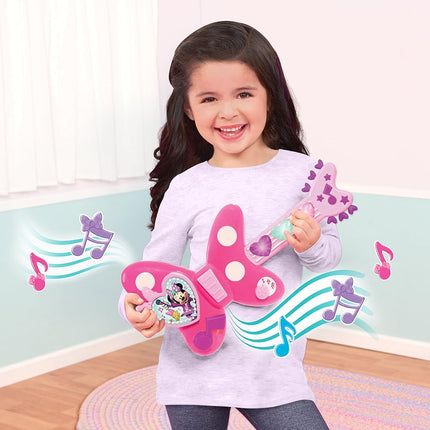 Just Play Minnie Bow-Tique Rockin' Guitar, Officially Licensed Kids Toys for Ages 3 Up