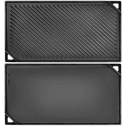 GGC Cast Iron Griddle, Reversible Flat Top Griddle