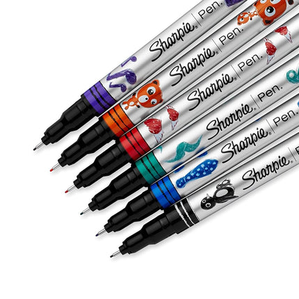 SHARPIE Pen, Fine Point, 6-Pack, Assorted Colors (1924215)