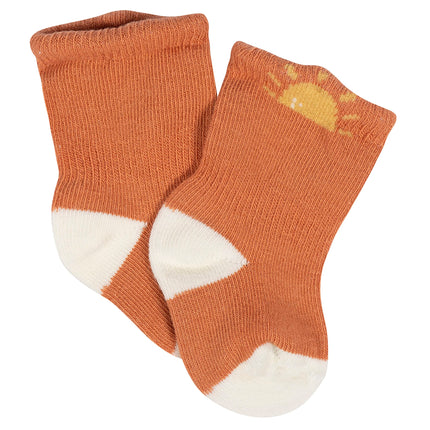 Gerber Unisex Baby 8-Pair Wiggle-Proof Sock, Southwest, 6-9 Months