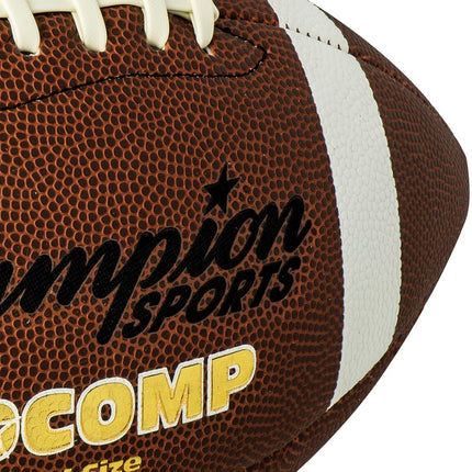 Champion Sports Official Size Composite Football, Brown