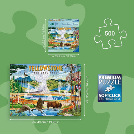 Ravensburger - 500 piece jigsaw puzzle - Yellowstone National Park