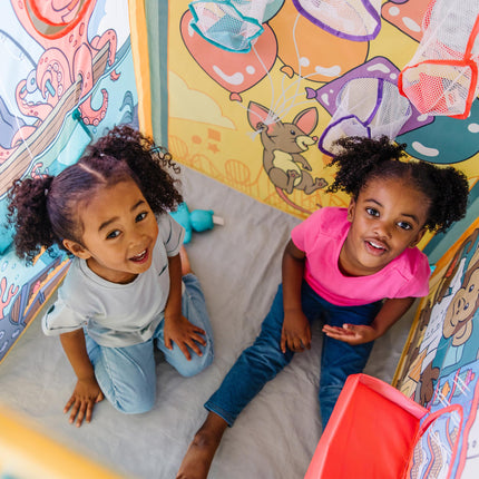 Melissa & Doug Fun at The Fair! Game Center Play Tent - 4 Sides of Activities